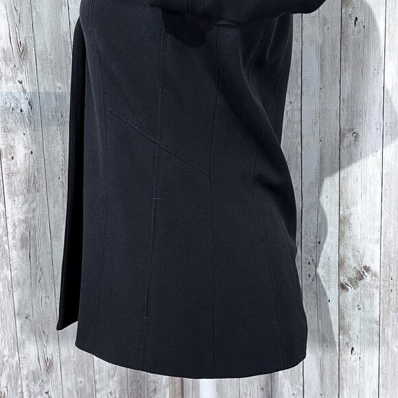 Women's Rafaella Long Sleeve Blazer | Collared | Button | Size 6 | Black | Lined - Picture 9 of 16
